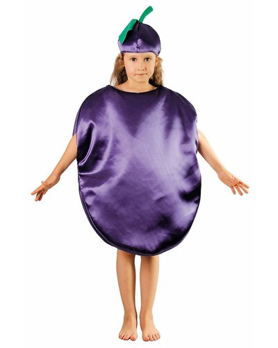 Magicoo Obstkostüm - Pflaumen-Kostüm für Kinder