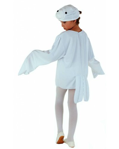 Magicoo Seehund Kostüm für Kinder weiß