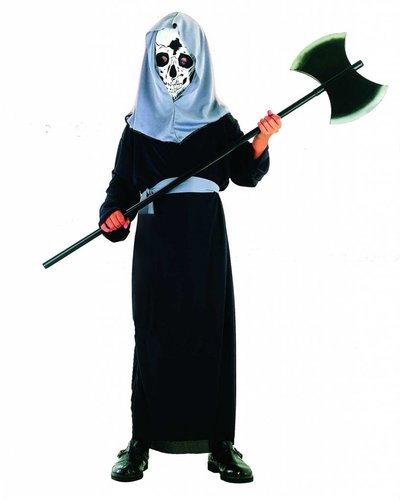 Magicoo Sensenmann Skelett Kostüm für Kinder