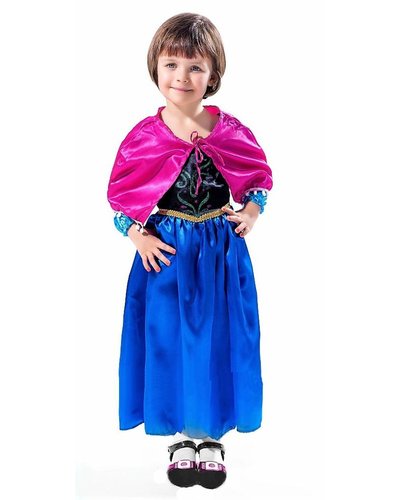 Magicoo Eisprinzessin Kleid mit Umhang für Mädchen