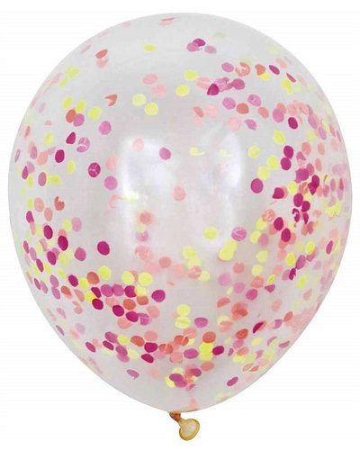 Magicoo Luftballons mit Konfetti in Neon-Farben