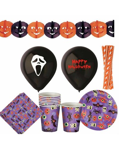 Magicoo Halloween Partyset "Kürbisse & Fledermäuse"