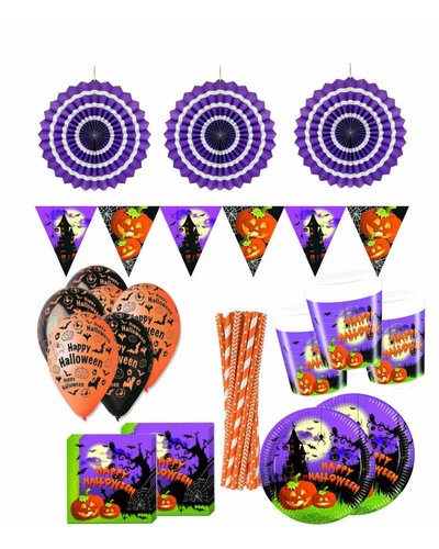 Magicoo Halloween Party Deko Set für Kinder - 69-teilig