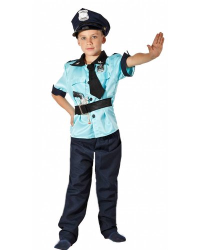 Magicoo Polizist Kostüm Kind Polizei Kinderkostüm