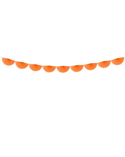 Magicoo Papierfächergirlande Orange