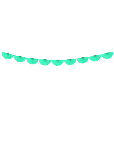Magicoo Papierfächergirlande Mintgrün