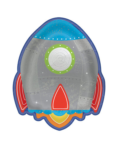 Magicoo 8 Formteller "Rakete" Weltraum