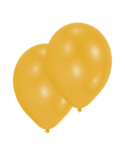 Magicoo 10 Latexballons Perlmutt Gold