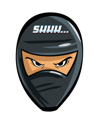 Magicoo 8 Einladungskarten Ninja mit Umschlägen