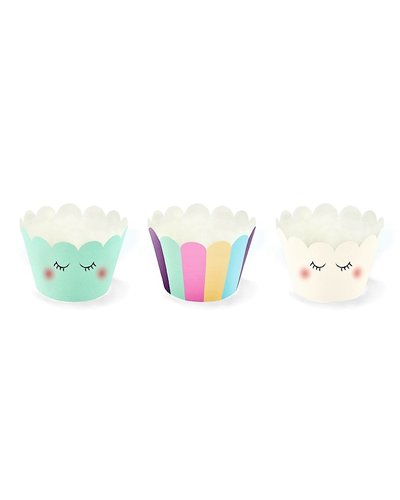 Magicoo 6 Muffin Manschetten/Formen Einhorn 5x7,5x5 cm