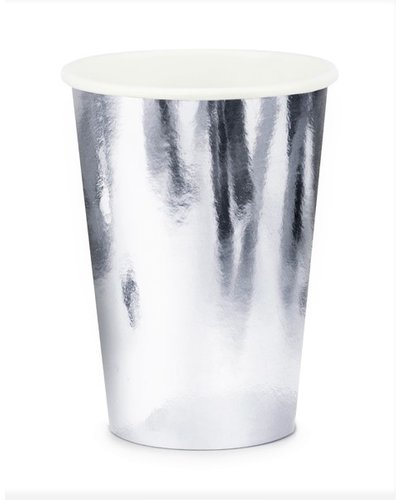Magicoo Partybecher silber - 220 ml 6 Stück