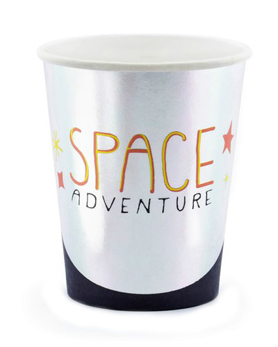 Magicoo 6 Partybecher Weltraum "Space Party"