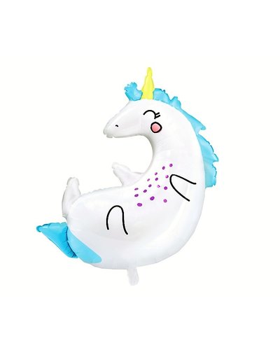 Magicoo Folienballon - Pastell-Einhorn - 70 x 75 cm