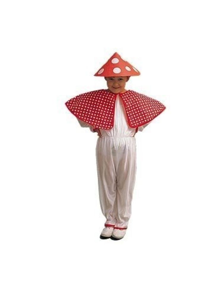 Fliegenpilz Kostüm für Kinder - weiß-rot - Magicoo.de - Magicoo