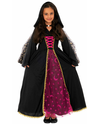 Magicoo Mondkönigin Hexenkostüm für Mädchen