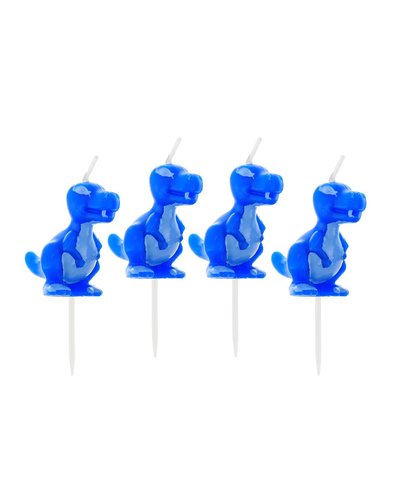 GoDan S. A. Geburtstagskerzen Dinos - 4 Stück