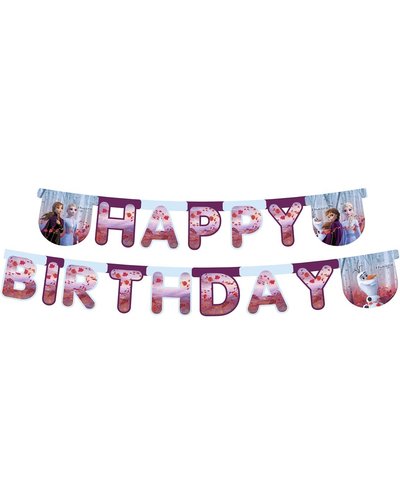 Magicoo "Happy Birthday" Banner Frozen 2