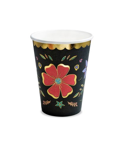PartyDeco 6 Deko Becher "Tag der Toten"