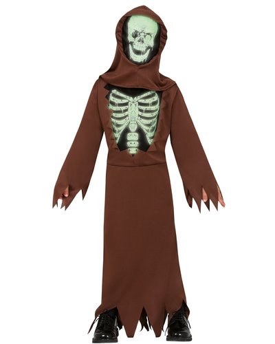 Amscan Halloween Mönch Skelett Kostüm für Kinder