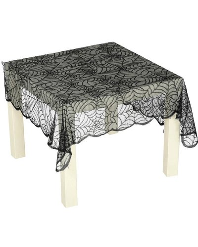 Fiestas Guirca Tischdecke aus Stoff schwarz 75 x 90cm