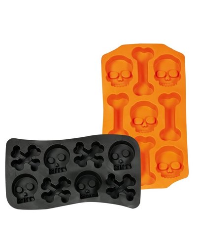 Fiestas Guirca Halloween Eiswürfelformen aus Silikon 12 x 22 cm groß