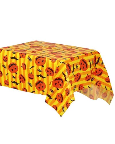 Fiestas Guirca Halloween Tischdecke aus Kunststoff orange 130x175 cm