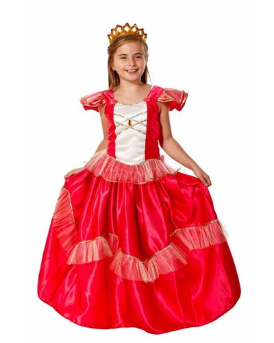 Magicoo Prinzessin Kostüm Kind rot