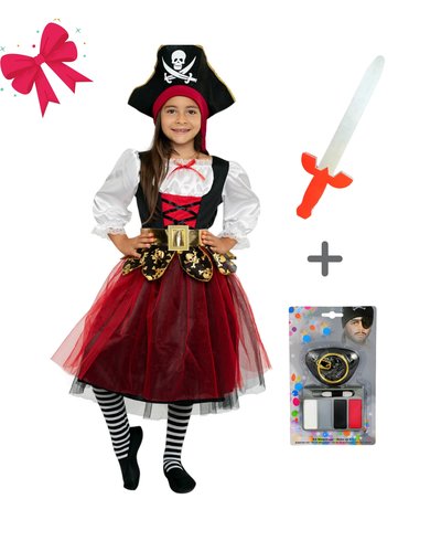 Magicoo Geschenkset für Mädchen - Piraten Prinzessin