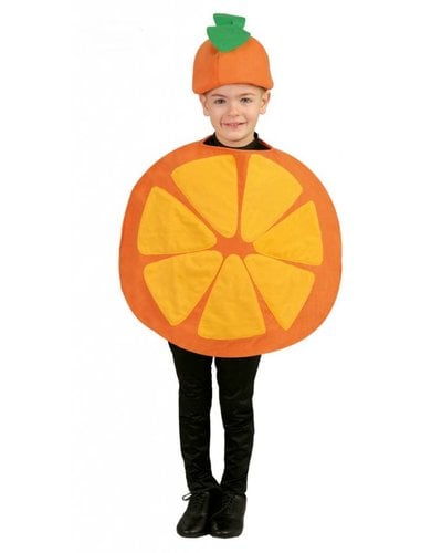 Magicoo Früchte Kostüm - Orangen Kostüm für Kinder