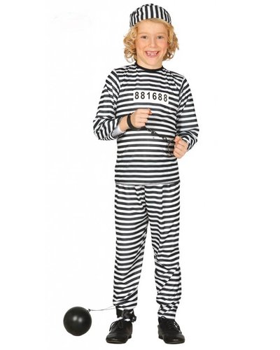 Magicoo Sträfling Kostüm für Kinder