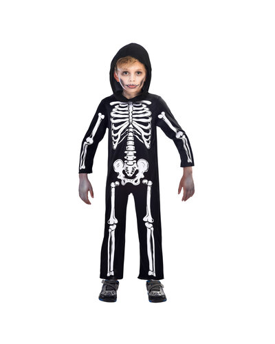 Amscan einfaches Skelett Kostüm für Kinder