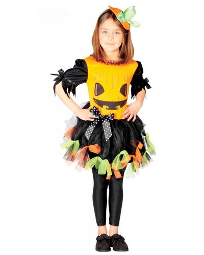 Magicoo Kürbishexe - Kürbis Kostüm Kind