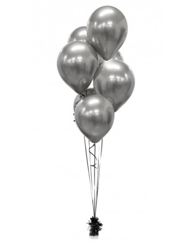 Magicoo 7 Glossy Satin Luftballons Graphit