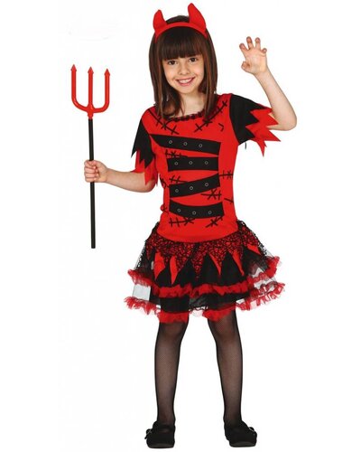 Magicoo Teufel Kostüm Mädchen