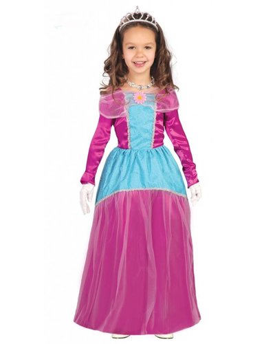 Magicoo Prinzessin Kostüm für Mädchen rosa türkis