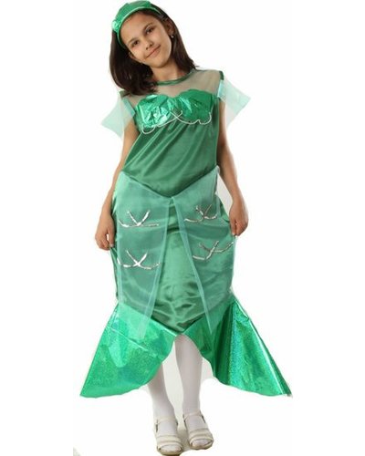 Magicoo Meerjungfrau Kostüm für Kinder grün
