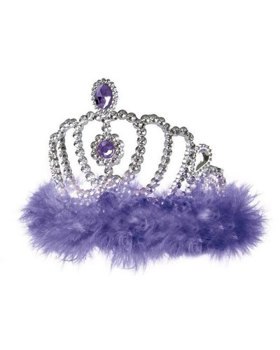 Magicoo Diadem lila mit Federn