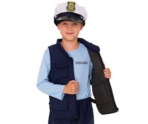Kinder Kostüm SEK Weste Police Polizei Sondereinsatzkommando