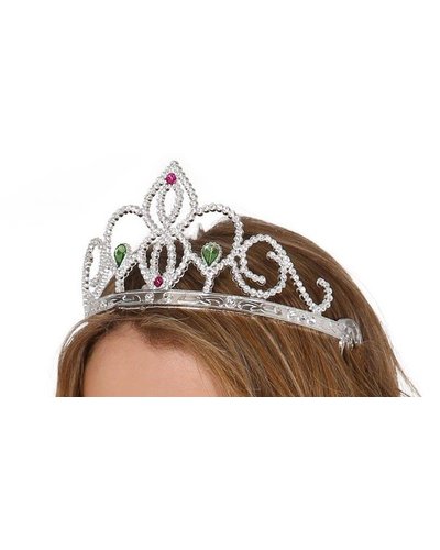 Magicoo Silber Diadem für Prinzessinnen