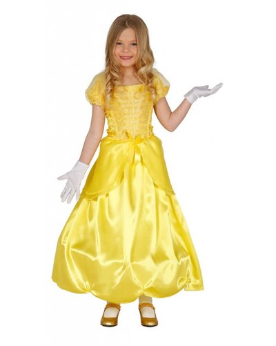 Fiestas Guirca Prinzessin Kostüm Kind gelb