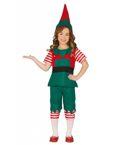 Fiestas Guirca Elfen Kostüm Mädchen Weihnachten