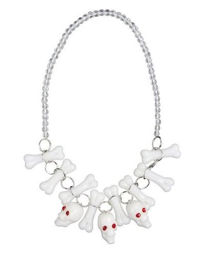 Magicoo Halloween Schmuck - Halskette für Kinder mit Totenköpfen