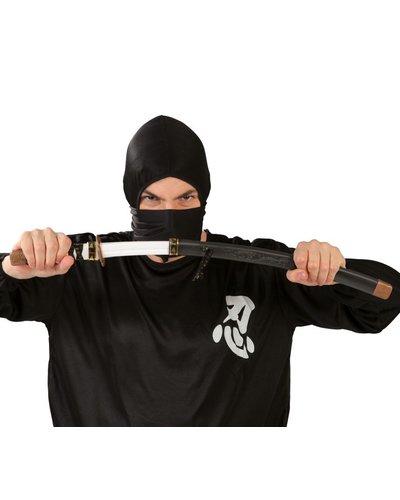 Fiestas Guirca Ninja Schwert für Kinder schwarz - 59 cm groß