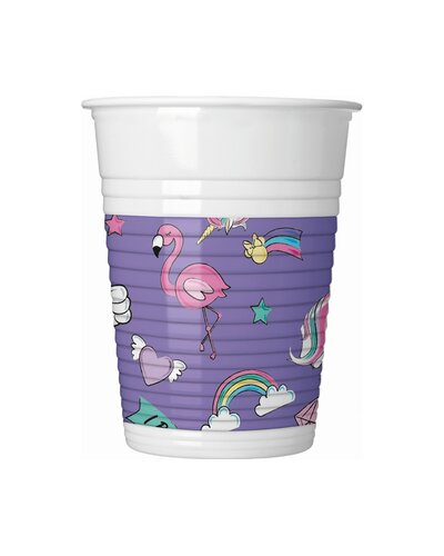 Magicoo 8 Partybecher Minnie Maus & Einhorn - Copy