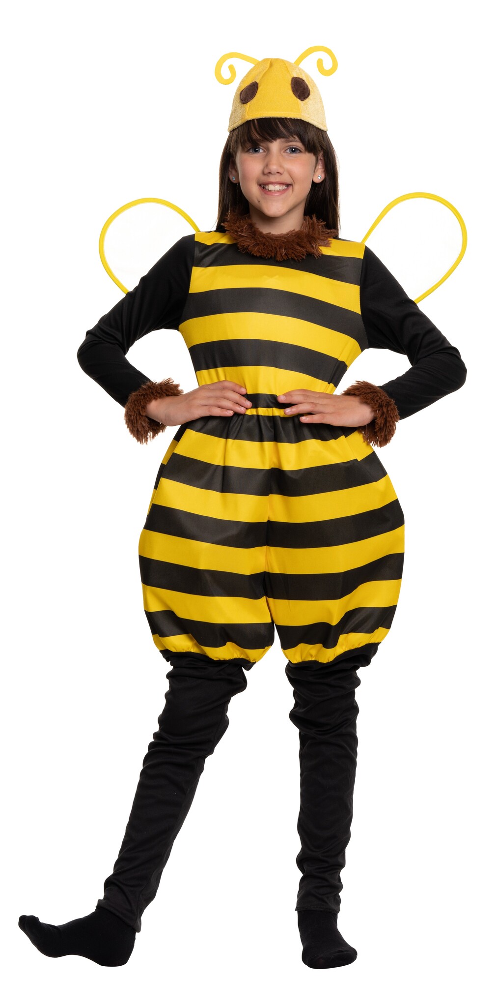 Bienen-Kostüm Cape Für Frauen & Kinder – Gelbes Cape Als Verkleidung Für Karneval Oder Party