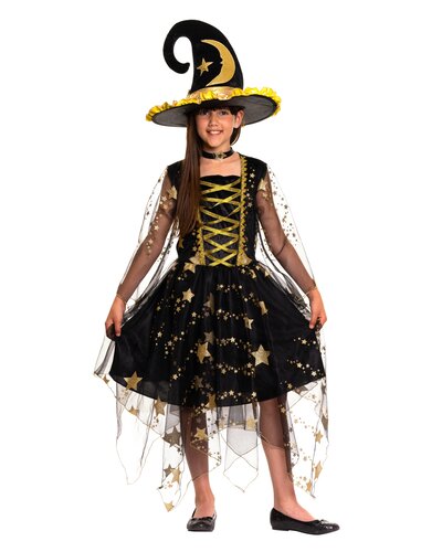 Magicoo Mondprinzessin Hexenkostüm für Mädchen