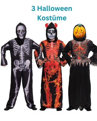 Magicoo Halloween Angebot: 3-Kostüm-Paket für Jungen