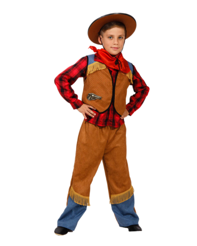 Magicoo Deluxe Cowboy Kostüm für Jungen mit Hut