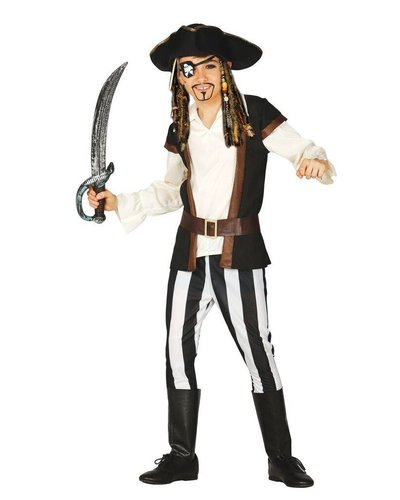 Magicoo Piratenkostüm Kind Jack Sparrow