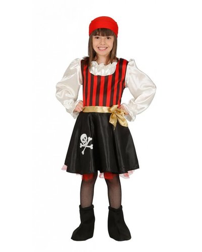 Magicoo Kostüm Piratin für Kinder